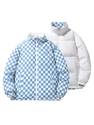 Reversible Wear Duck Down Puffer Jackets For Men