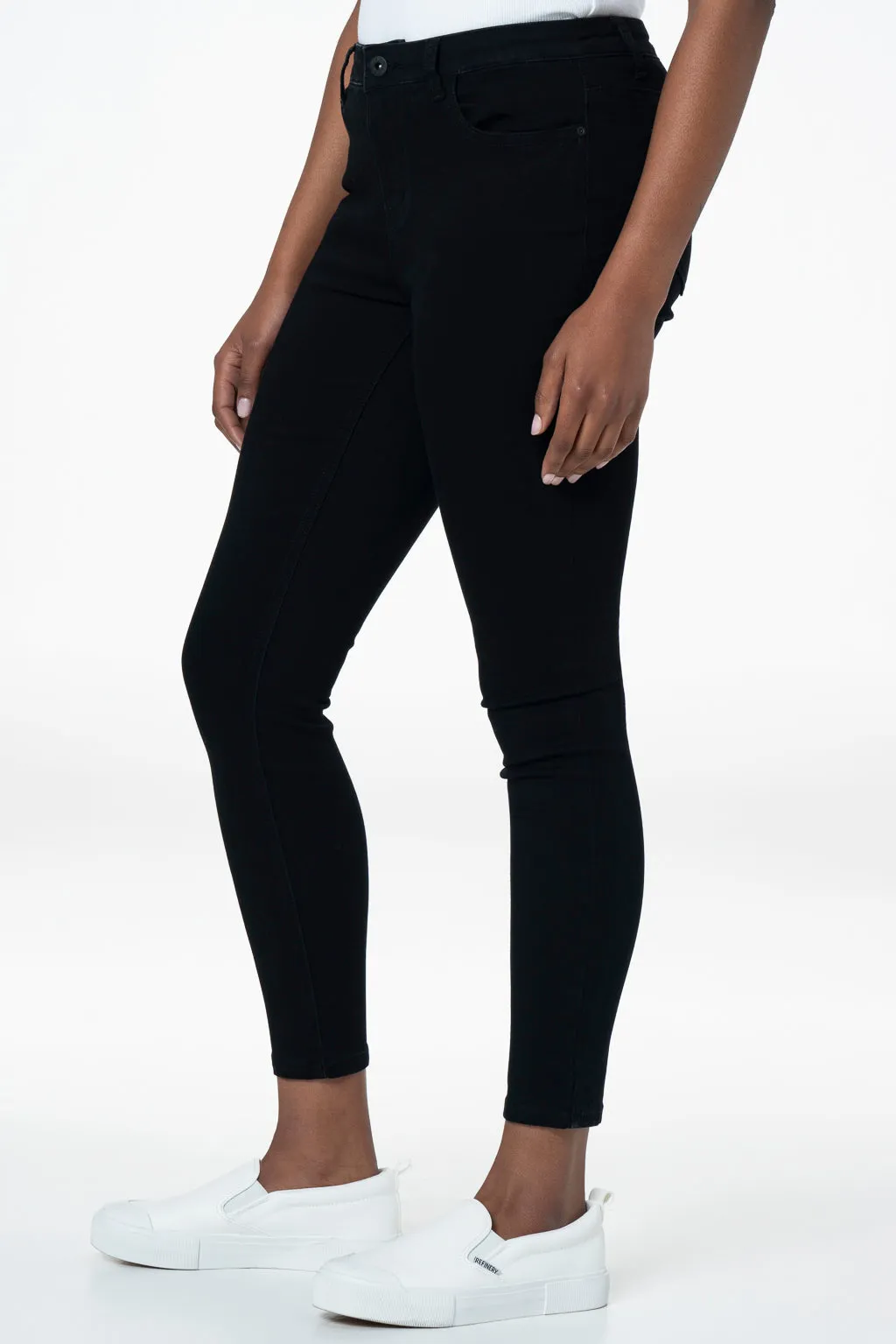 Rf01 Mid-Rise Skinny Jeans _ 140837 _ Black