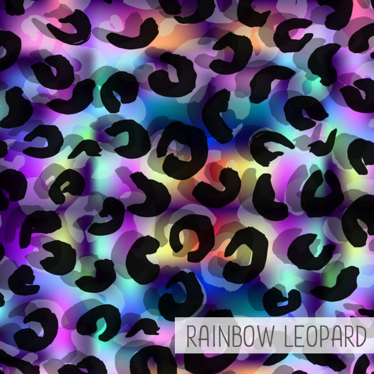 Single Layer Shorts | Rainbow Leopard