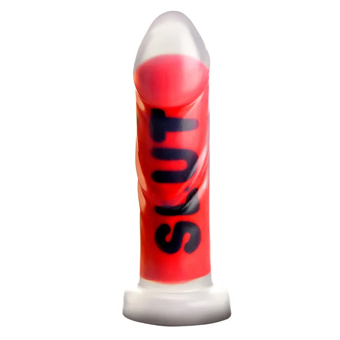 SLUT Silicone Dildo by Master Series