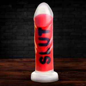 SLUT Silicone Dildo by Master Series