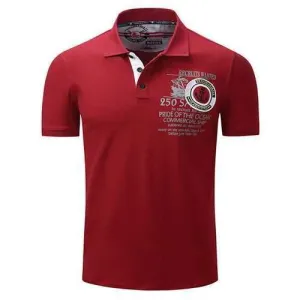 Spring Printed Stylish Breathable Golf Shirt