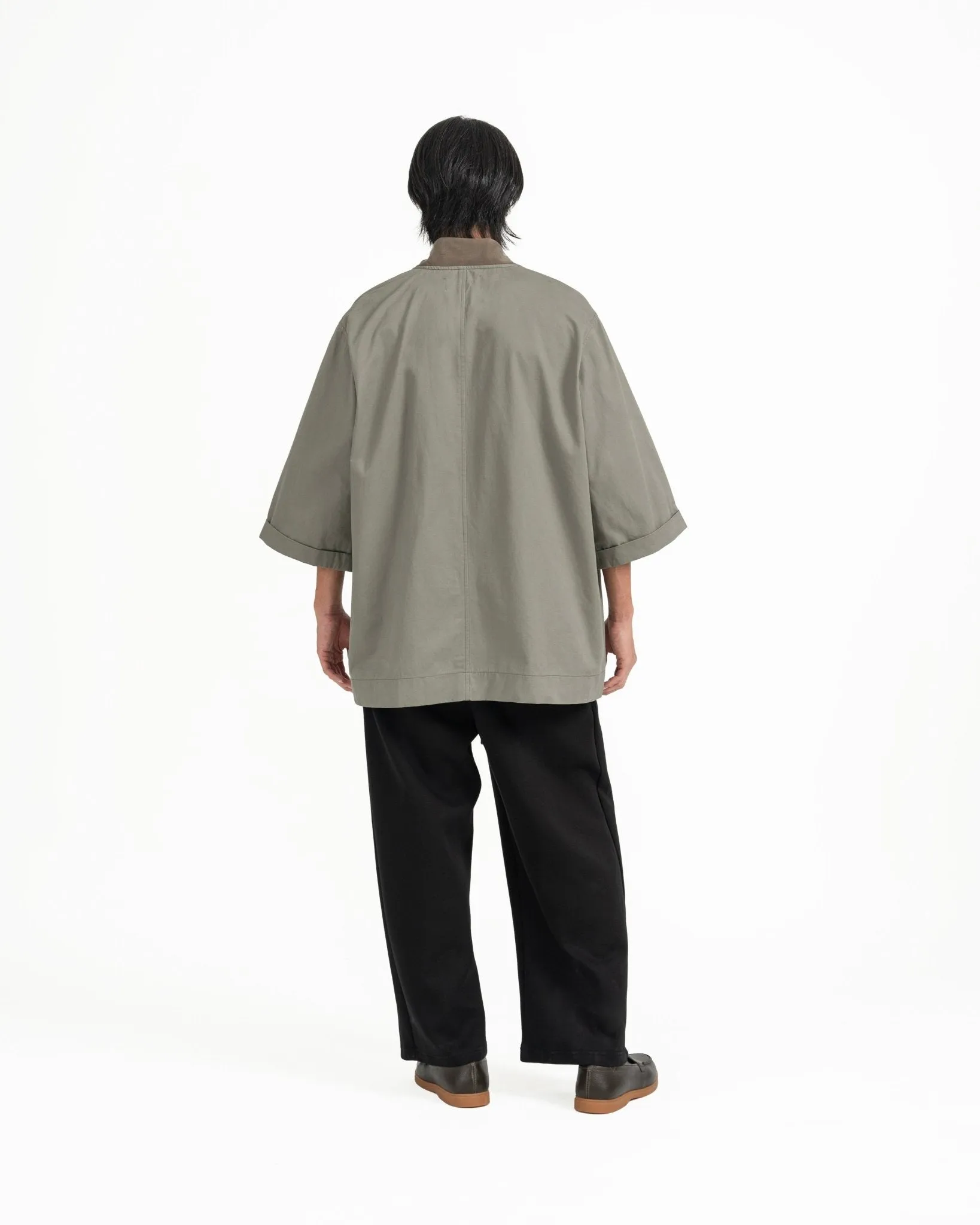 Stark Kimono Coat - Artichoke