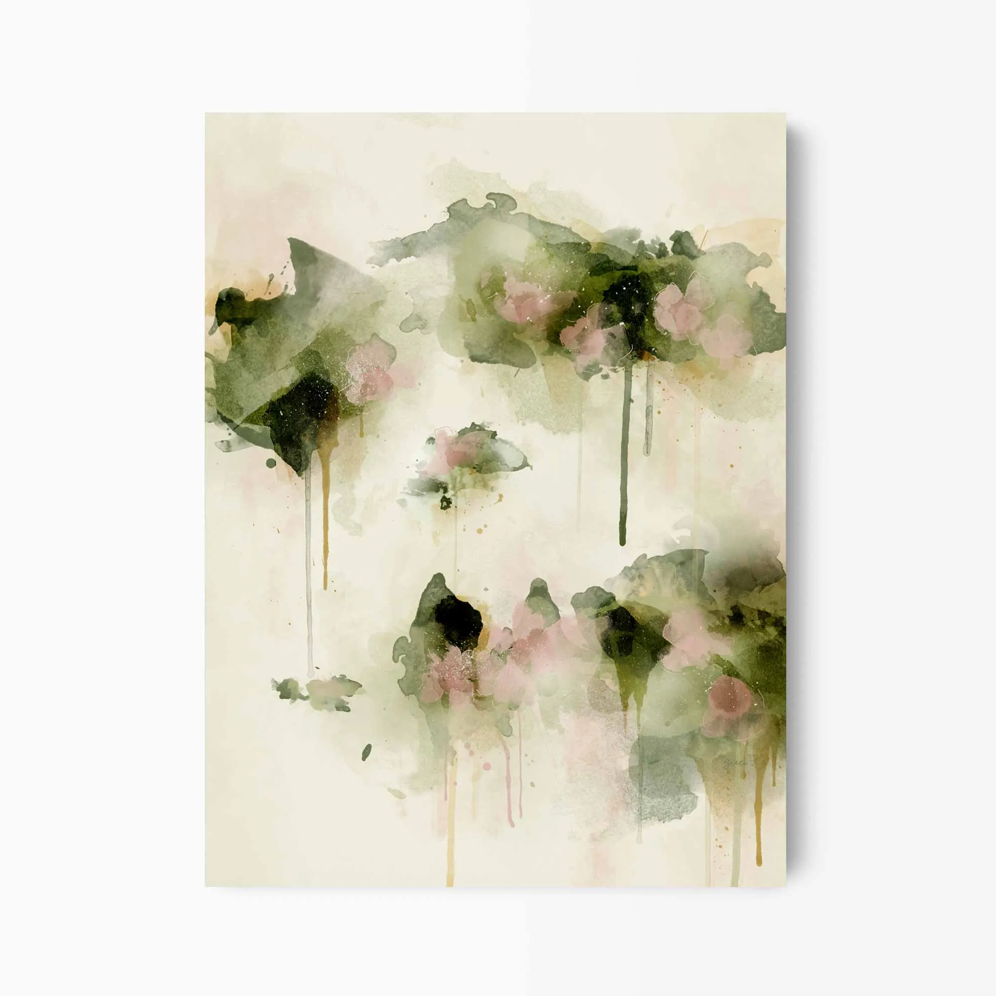 Summer Days Abstract Floral Print