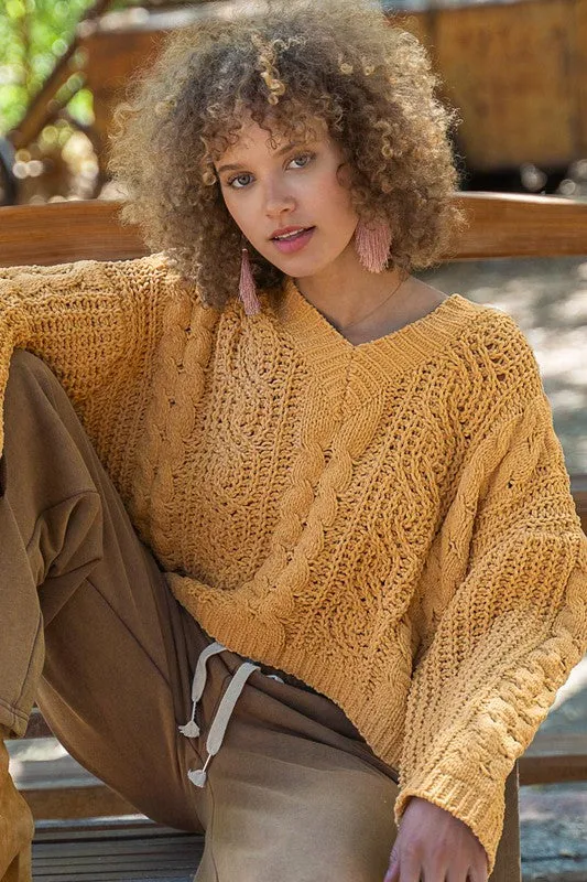 TEEK - Twisted Knit Sweater