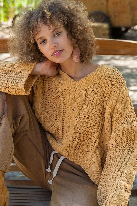 TEEK - Twisted Knit Sweater