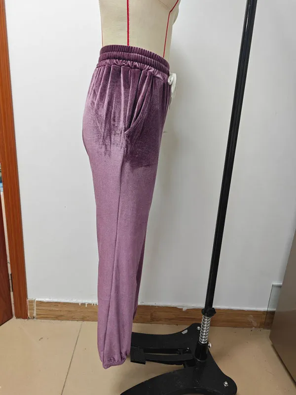 TEEK - Versatile Elastic Waist Drawstring Pants