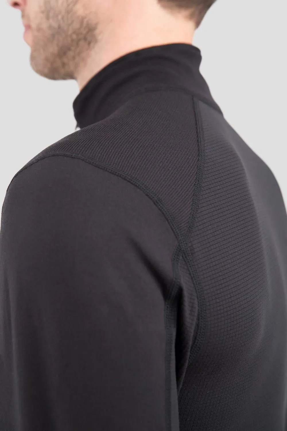 'Terramar' Men's 2.0 Thermolator® Performance Half Zip - Black