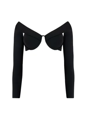 The Bardot Crop - True Black