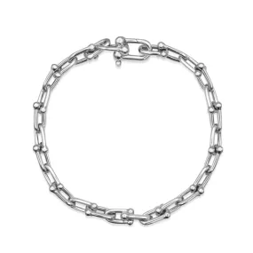 Tiffany & Co. City HardWear Small Link Bracelet Large - Sterling Silver