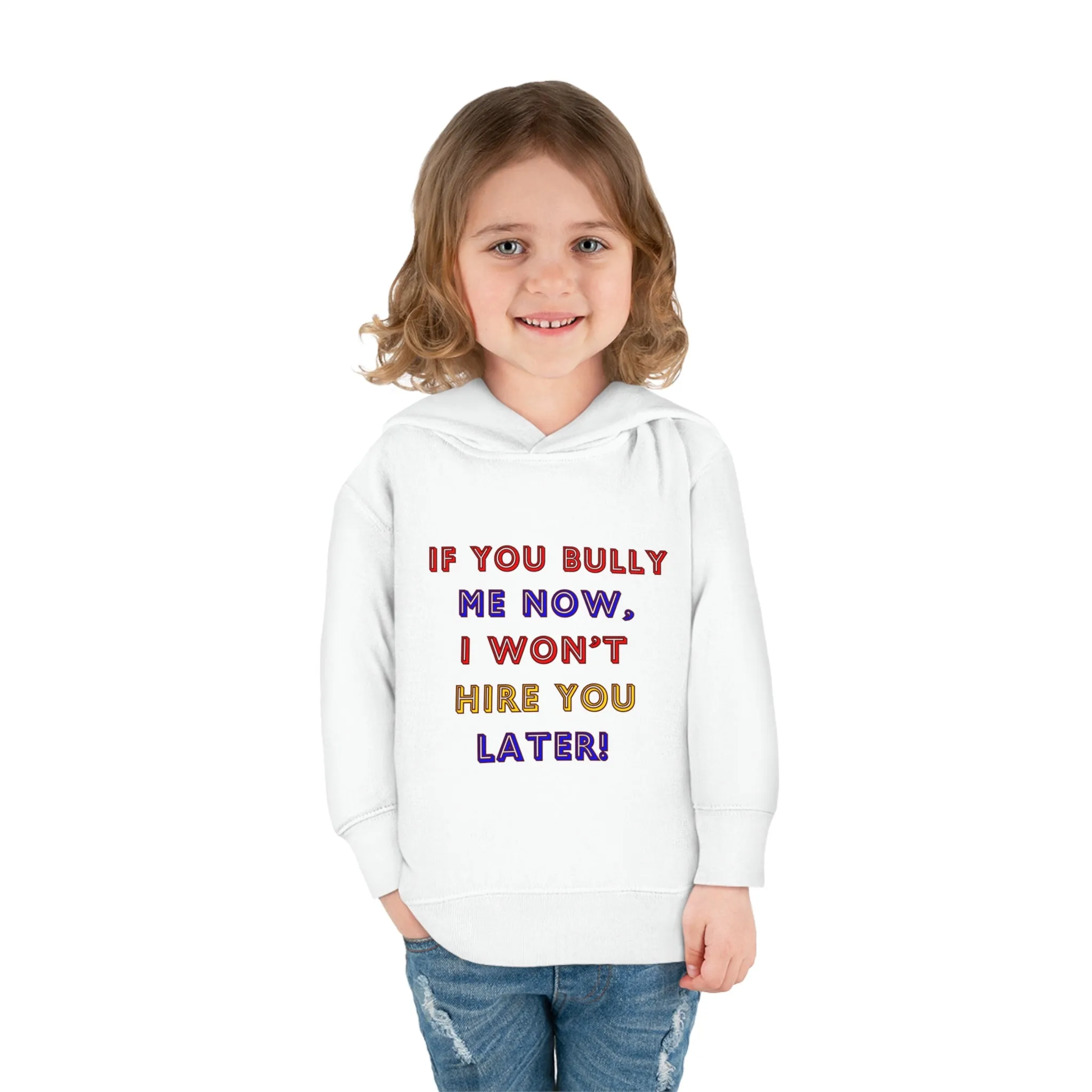 Toddler Fleece Hoodie - Anti-Bullying Message