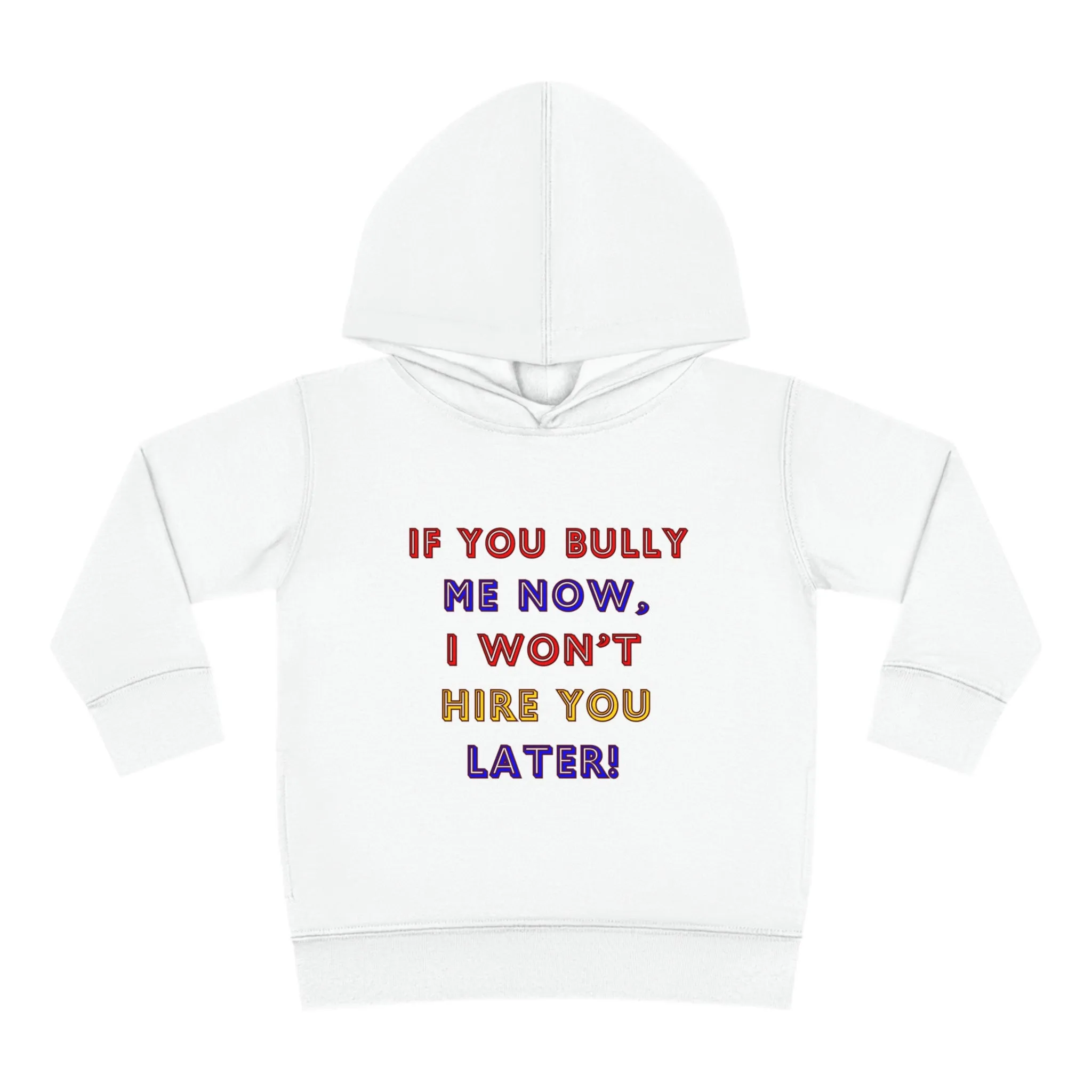 Toddler Fleece Hoodie - Anti-Bullying Message