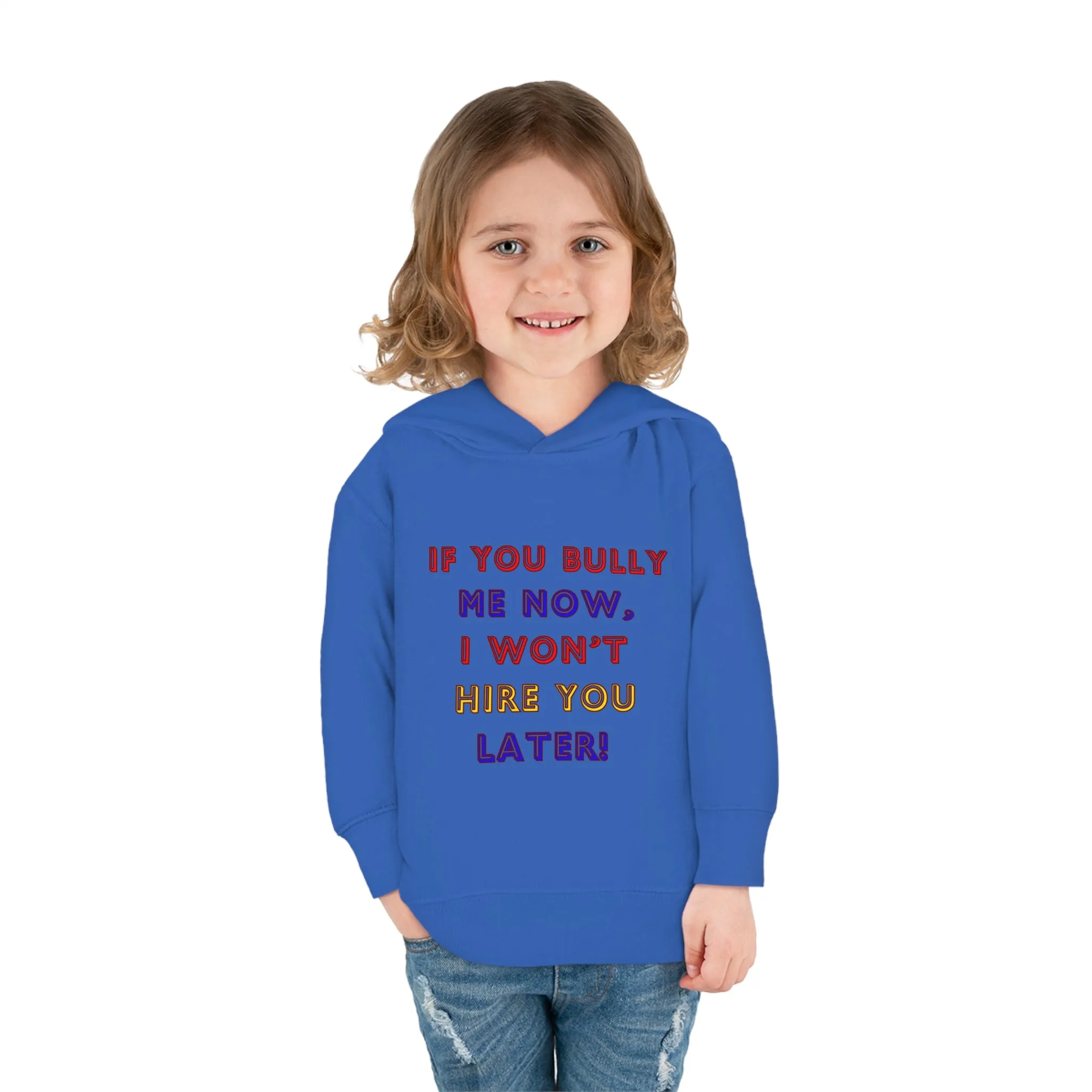 Toddler Fleece Hoodie - Anti-Bullying Message