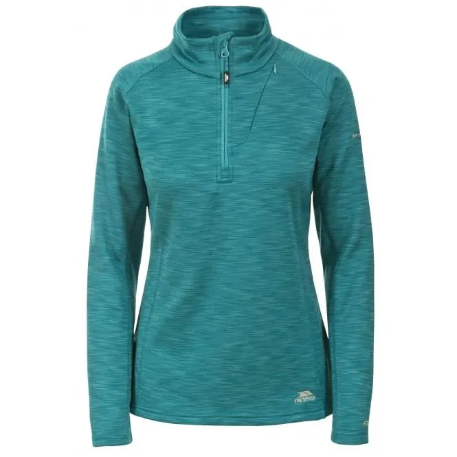 Trespass Womens Fairford Fleece Half Zip Pullover Jumper