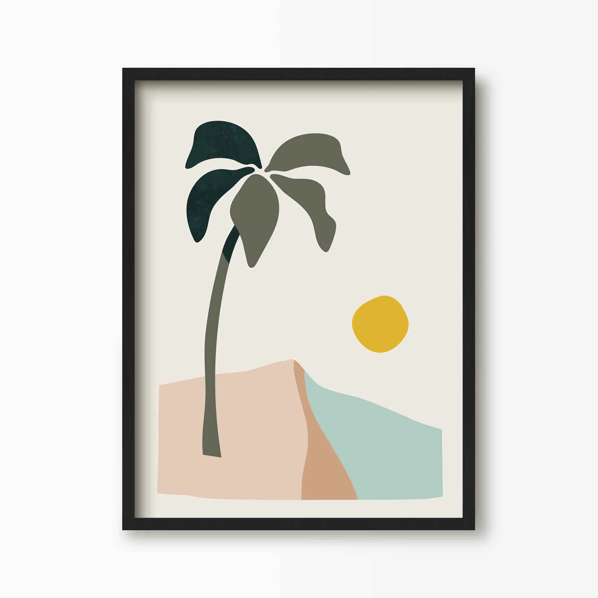 Tropical Beach Art Print