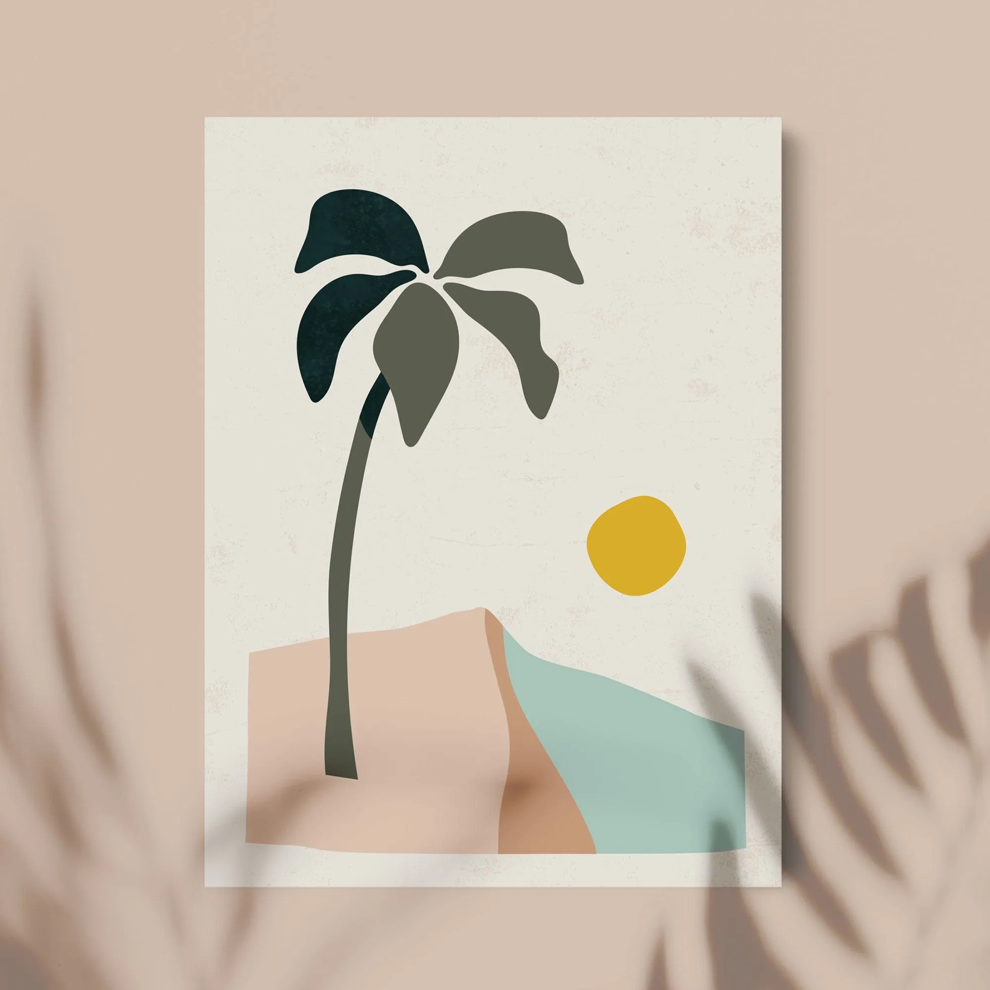 Tropical Beach Art Print