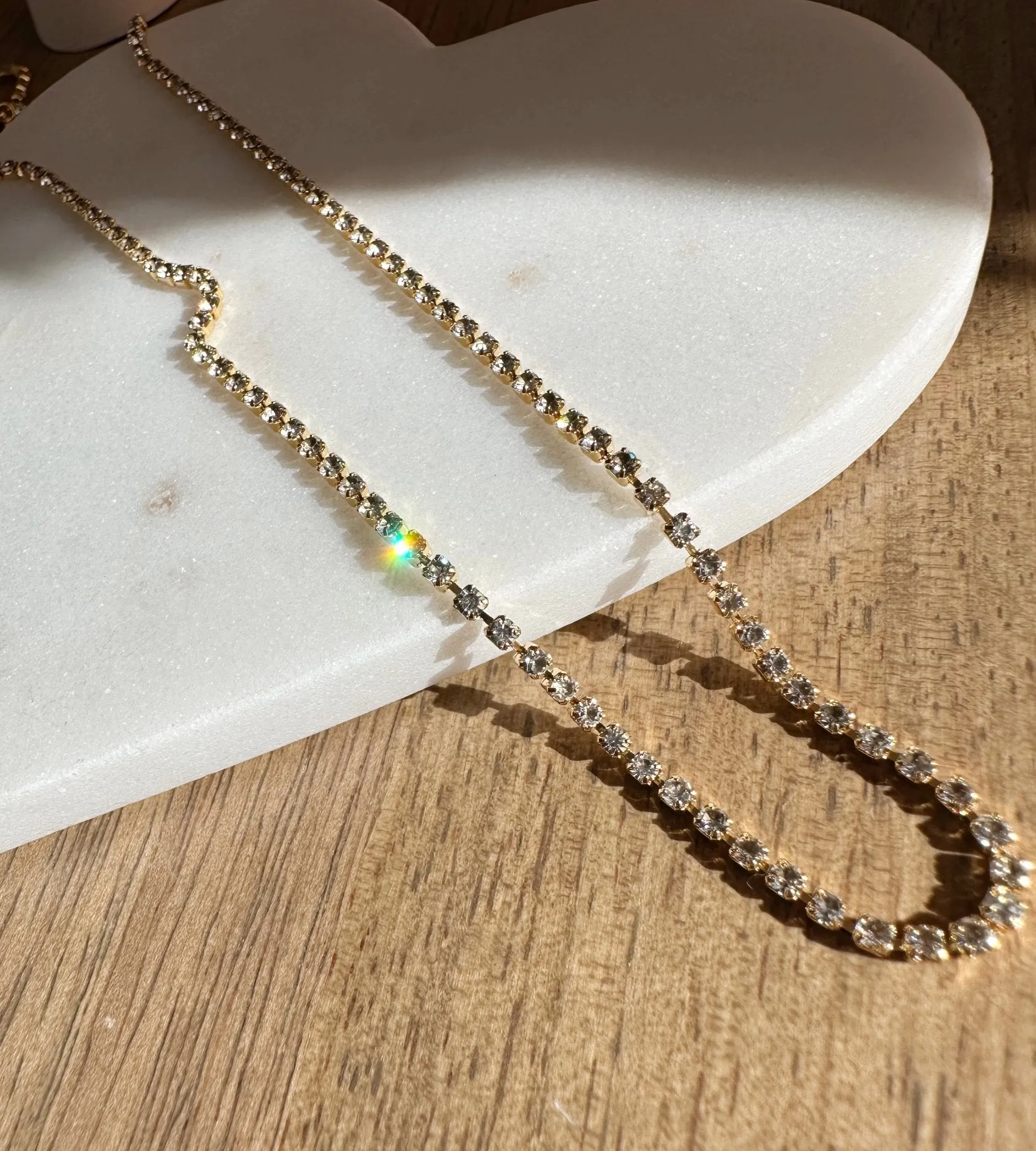 Twinkle Tennis Chain Necklace