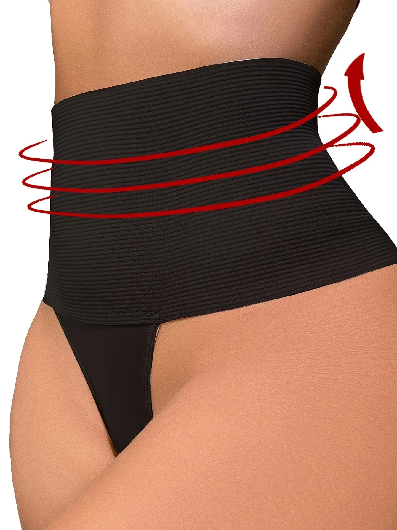 Ultimate comfort and control High waist shapewear thongs