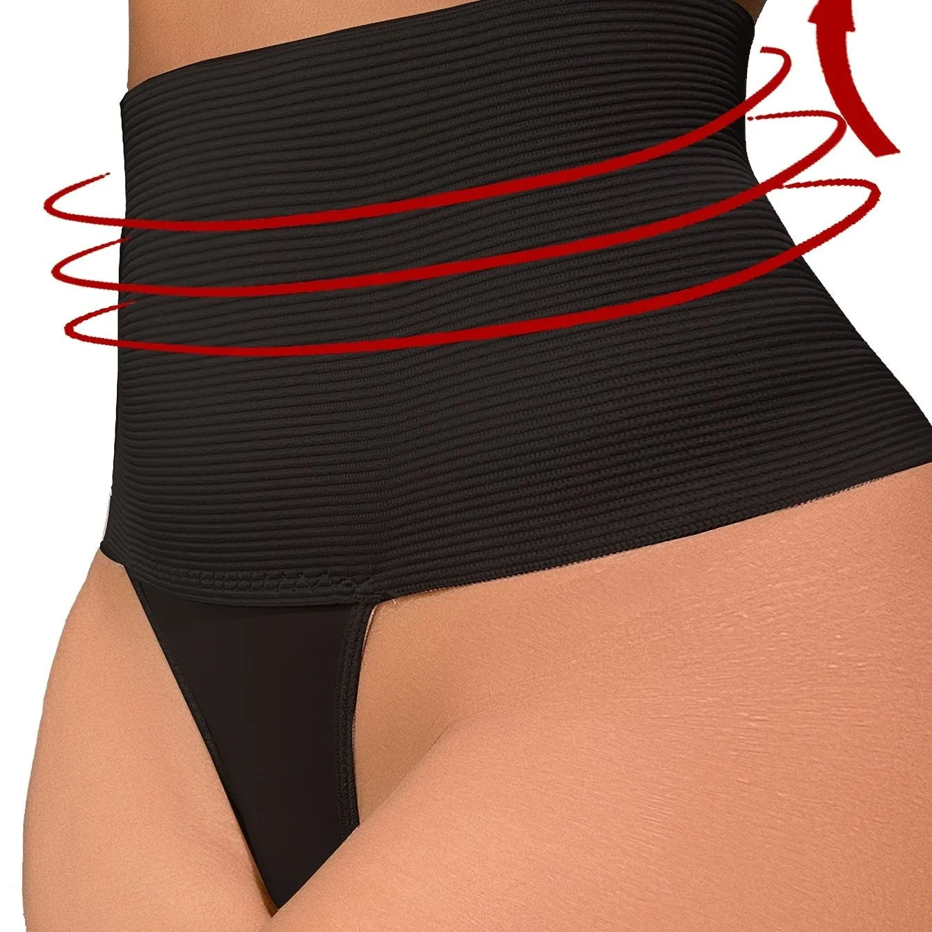 Ultimate comfort and control High waist shapewear thongs