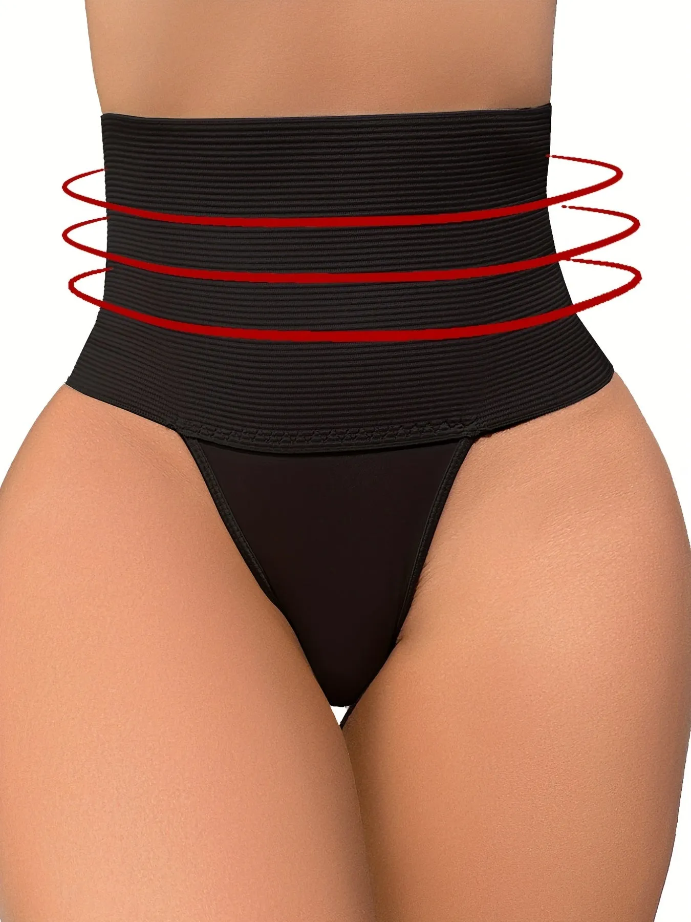 Ultimate comfort and control High waist shapewear thongs