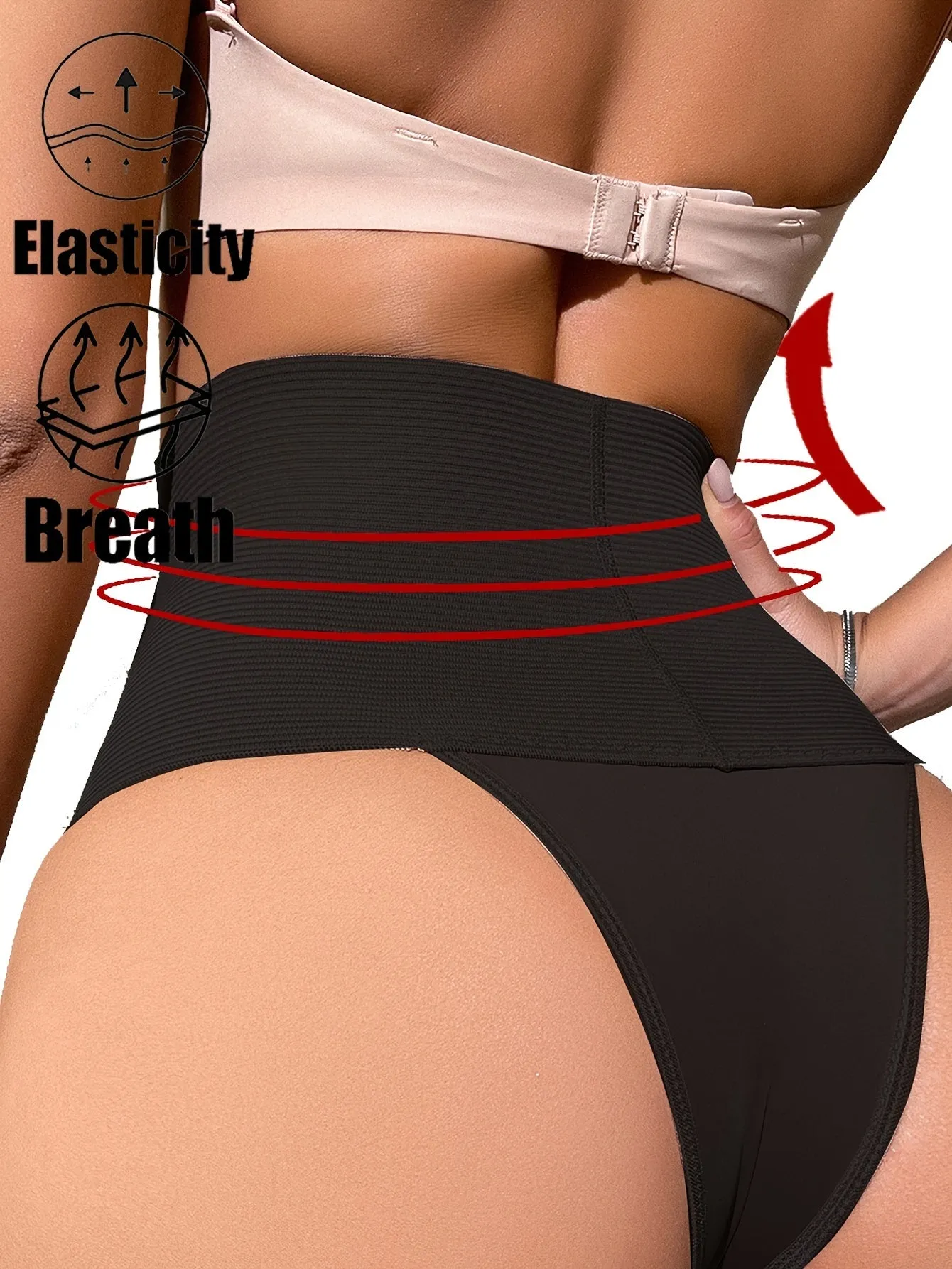 Ultimate comfort and control High waist shapewear thongs