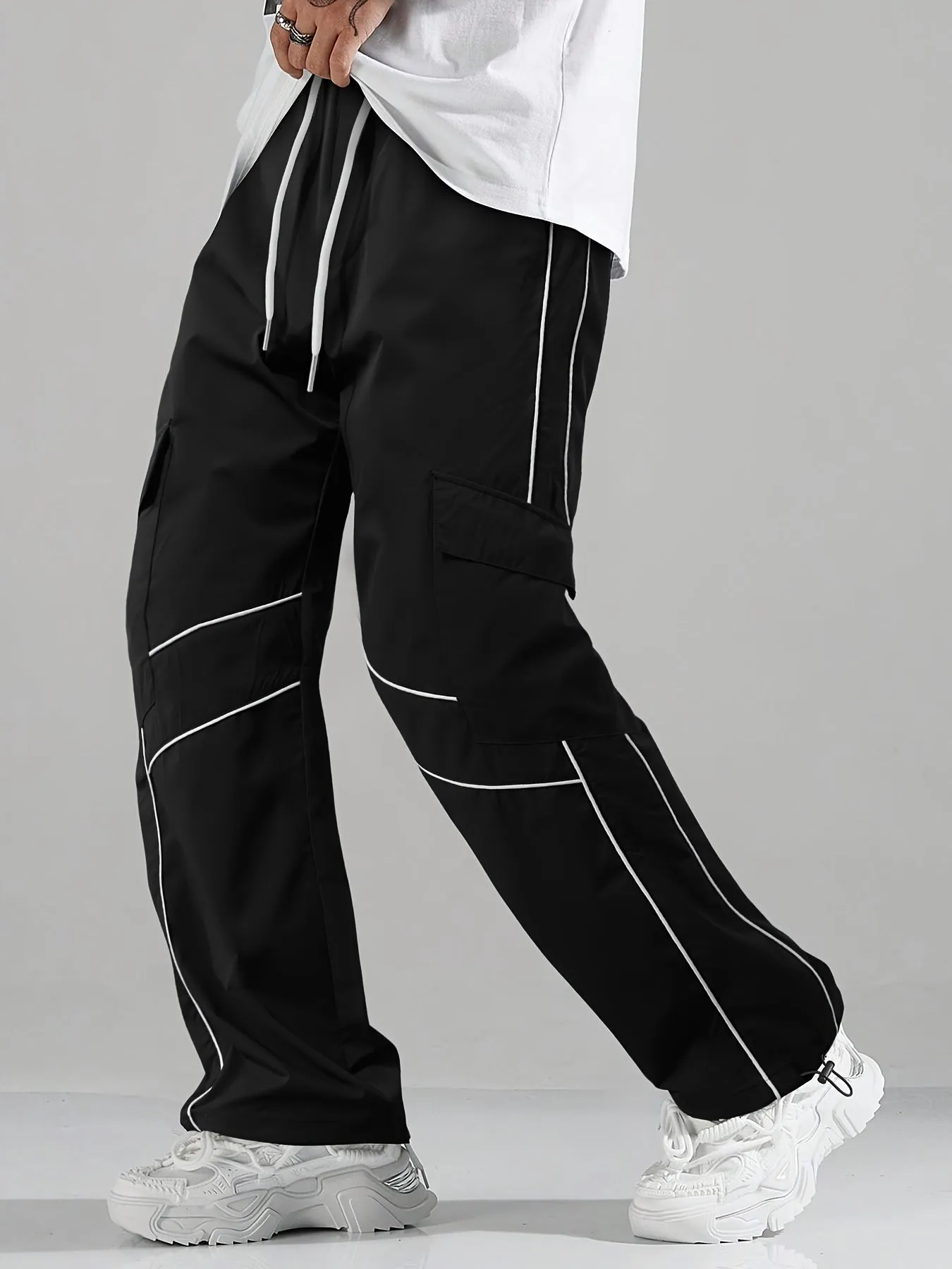 Ultra-Soft Men's Loose Fit Drawstring Sweatpants - Lightweight, Breathable, Comfy, and Stretchy for Sport, Casual Wear, and Relaxation - Perfect for Everyday Activities