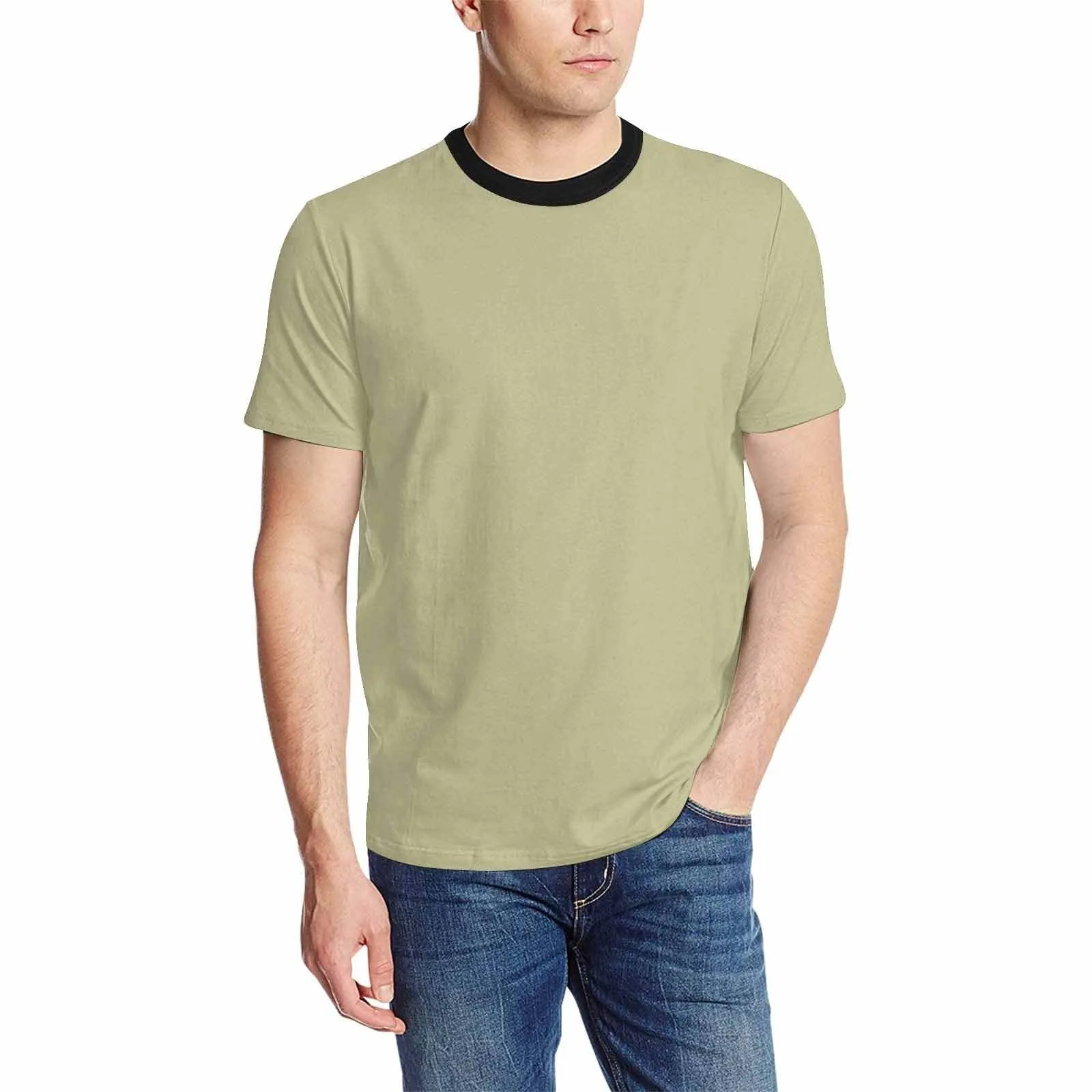 Uniquely You Mens T-Shirt /  Sage Green     - Short Sleeve Casual Shirt