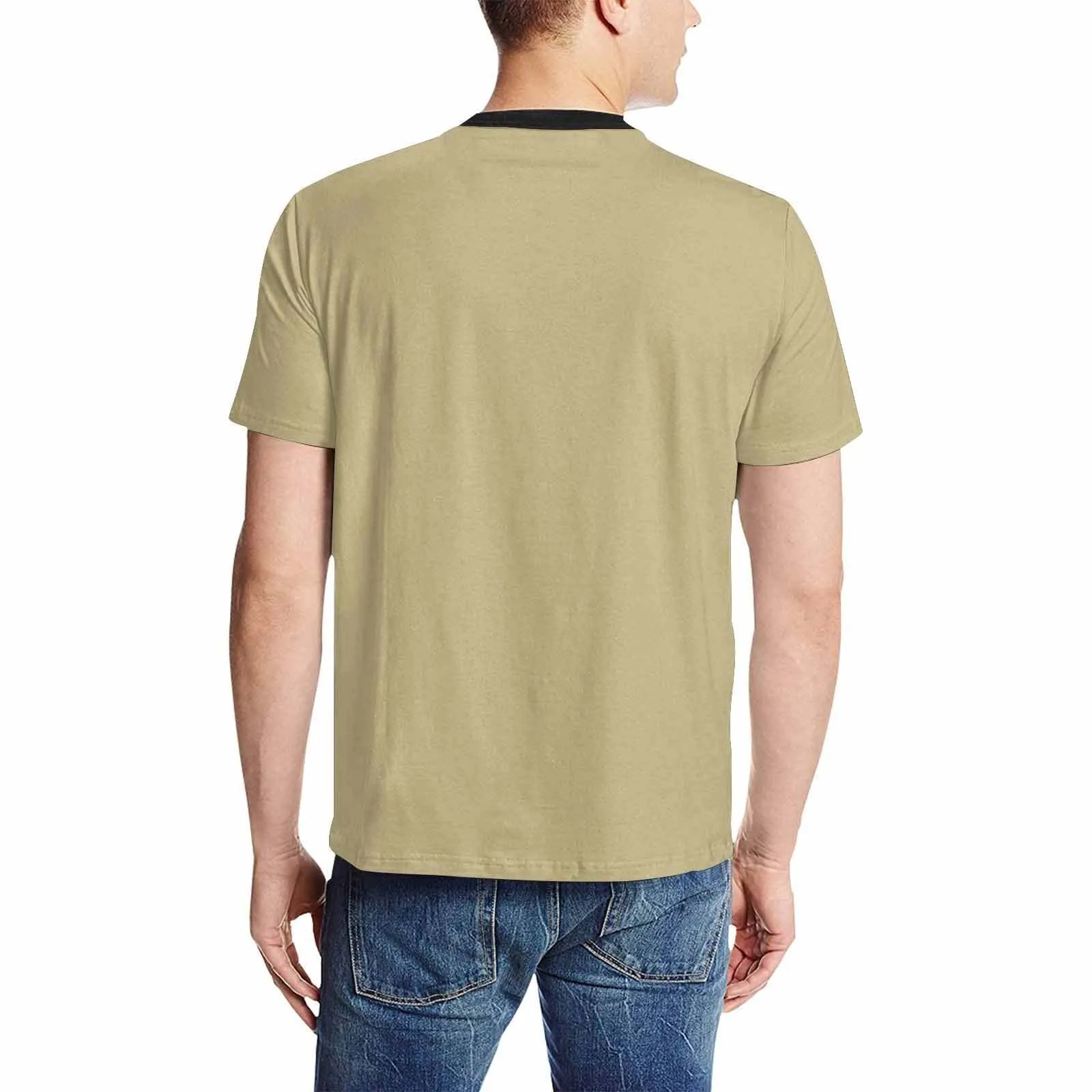 Uniquely You Mens T-Shirt /  Sand Dollar Brown     - Short Sleeve Casual Shirt