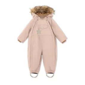 Wisti Fleece Lined Snowsuit Fake Fur. GRS Rose Dust