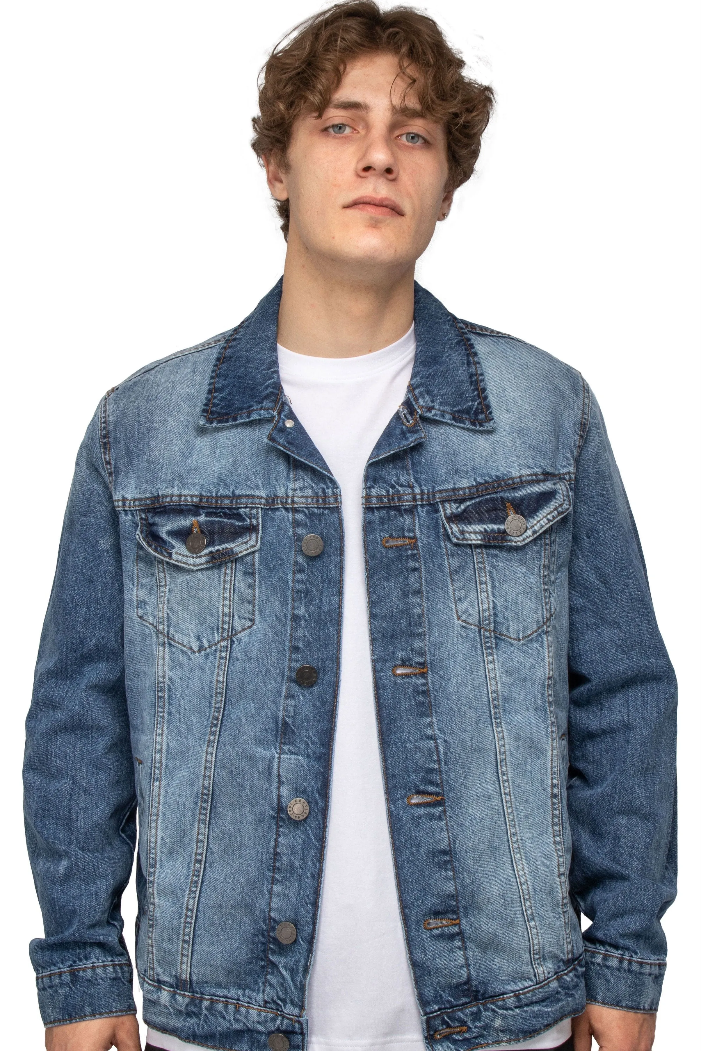 X RAY Men's Casual Biker Denim Jacket