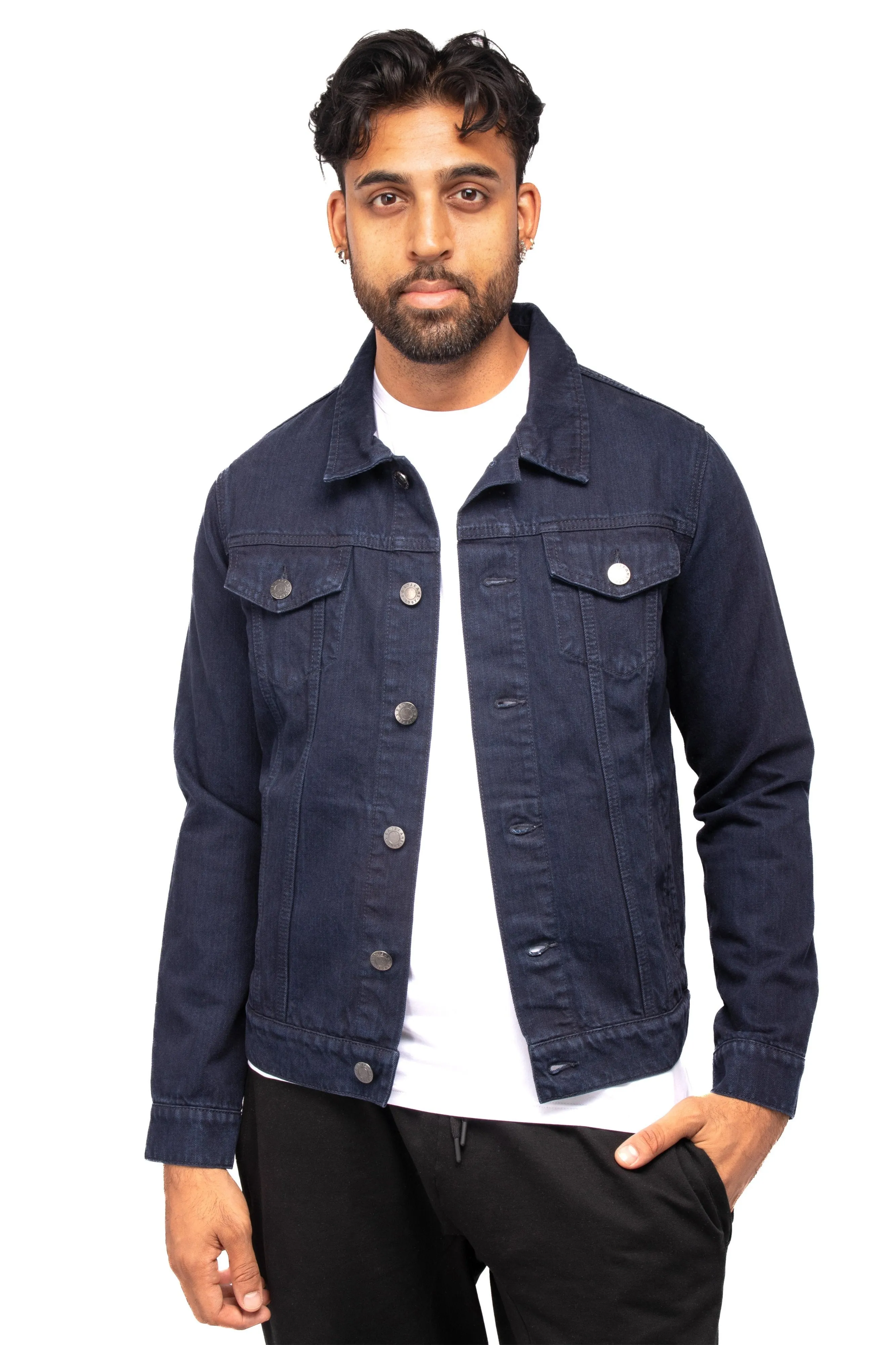 X RAY Men's Casual Biker Denim Jacket