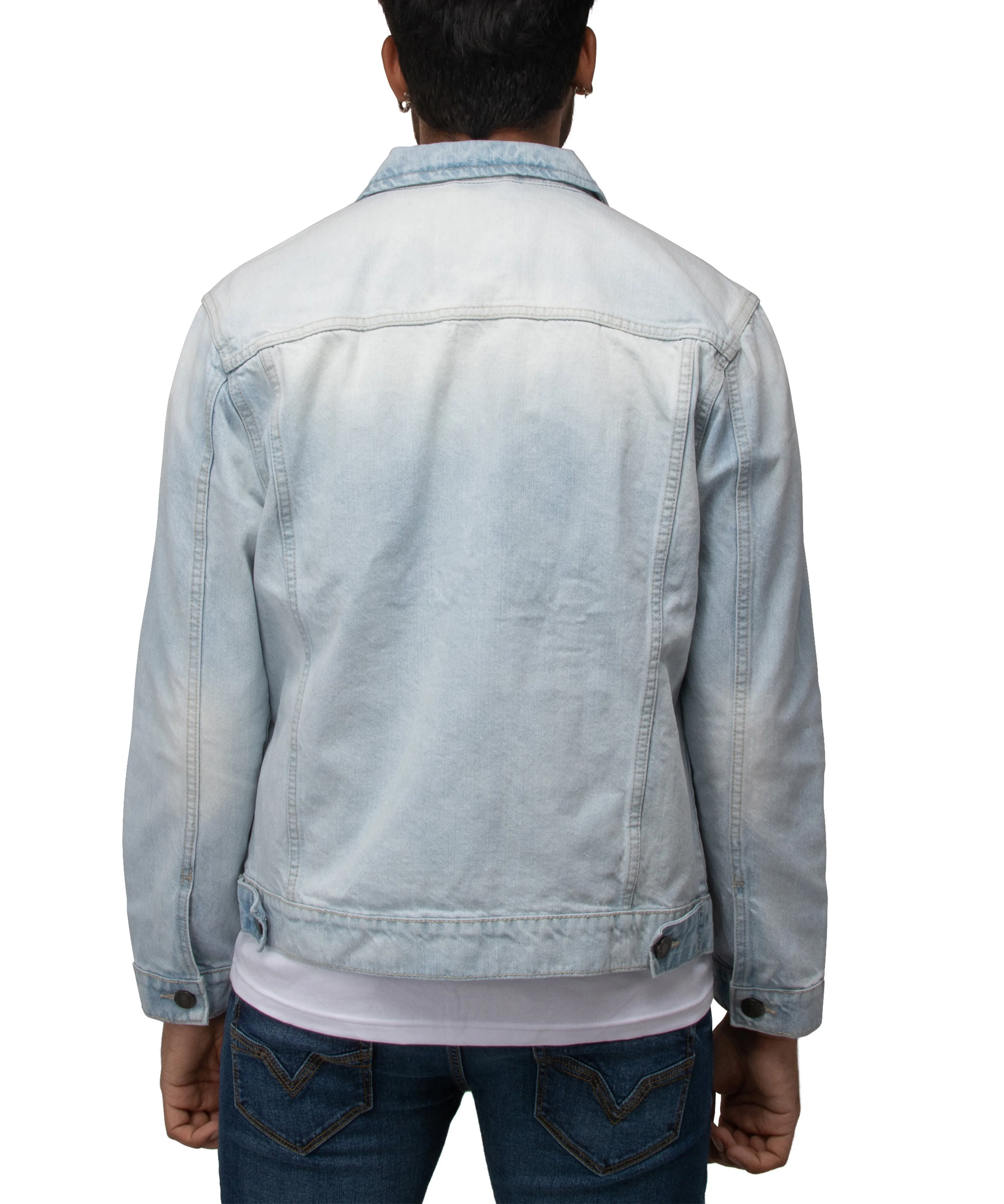 X RAY Men's Casual Biker Denim Jacket