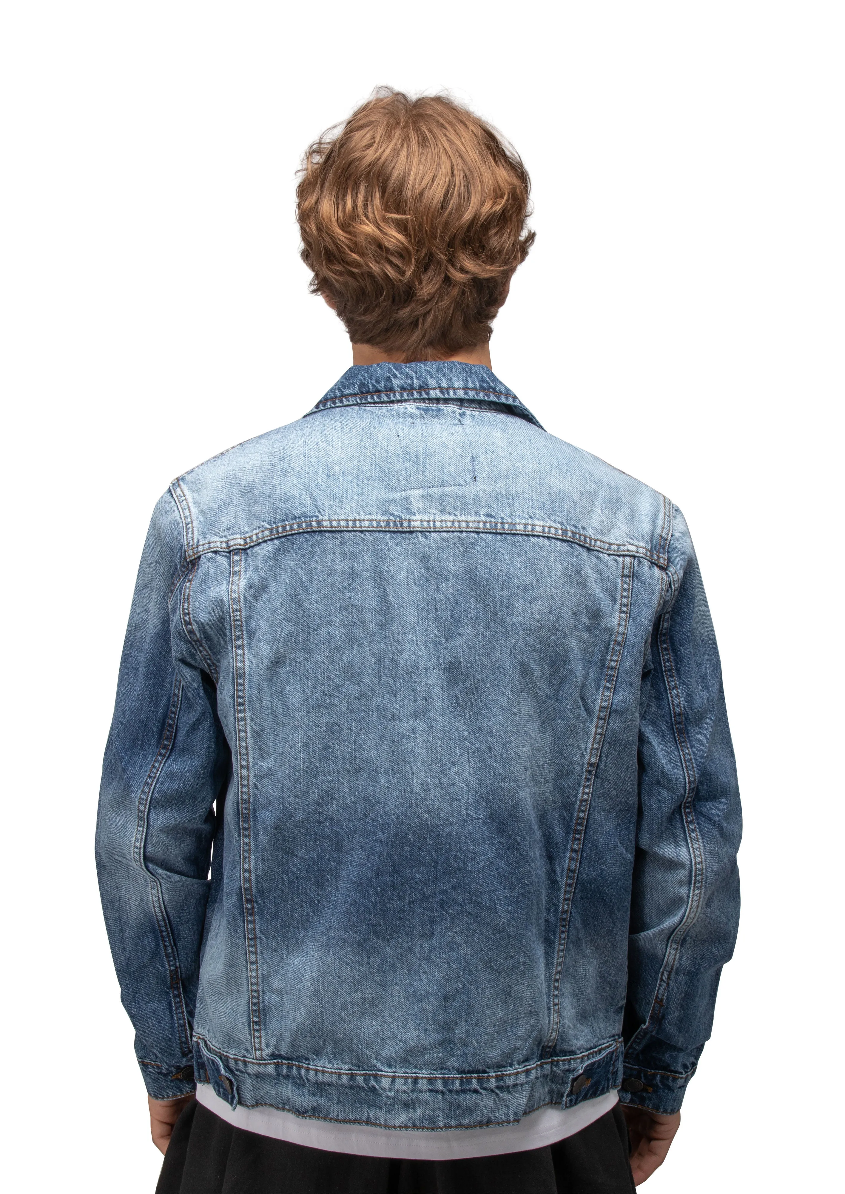 X RAY Men's Casual Biker Denim Jacket