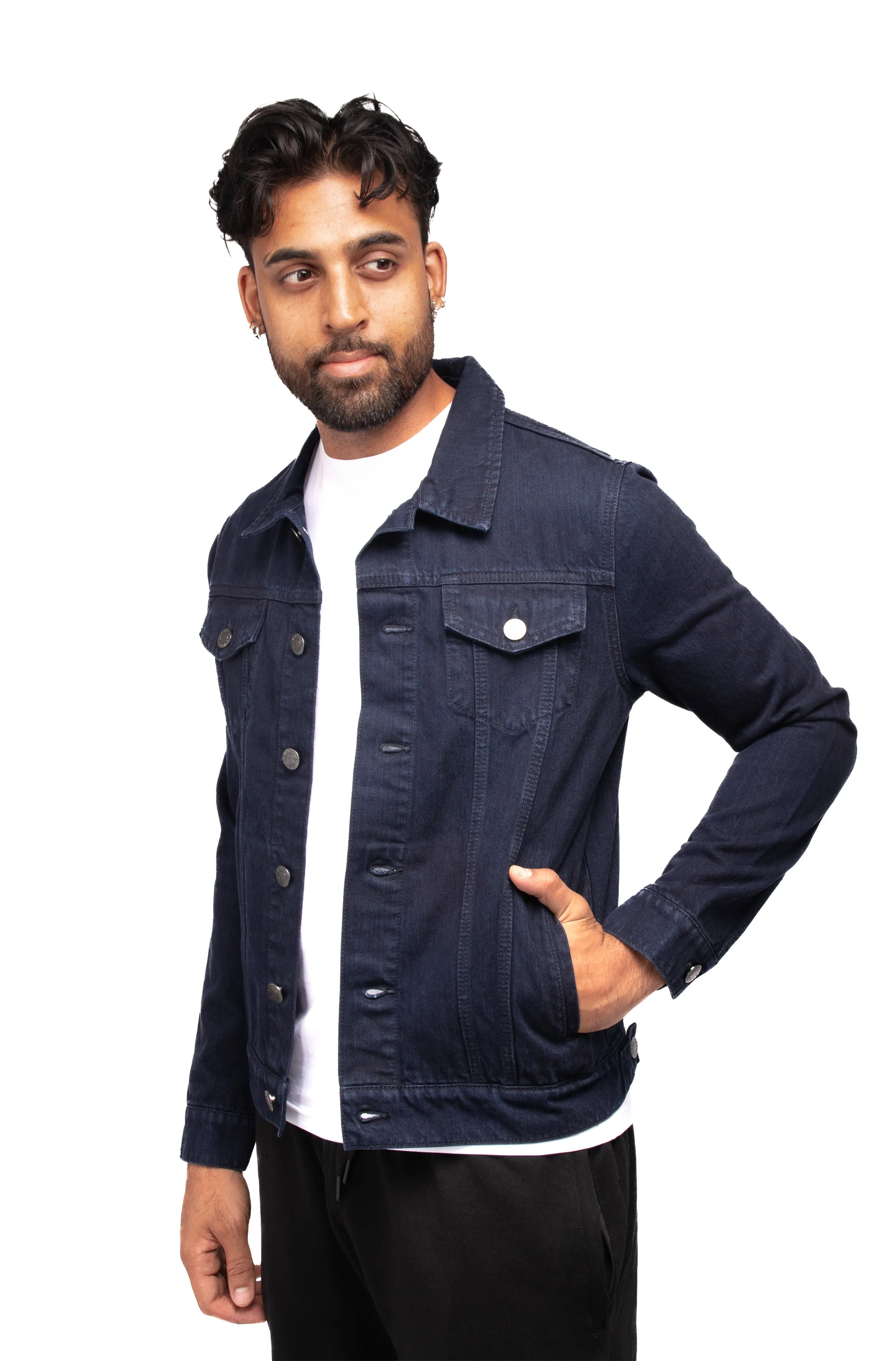 X RAY Men's Casual Biker Denim Jacket