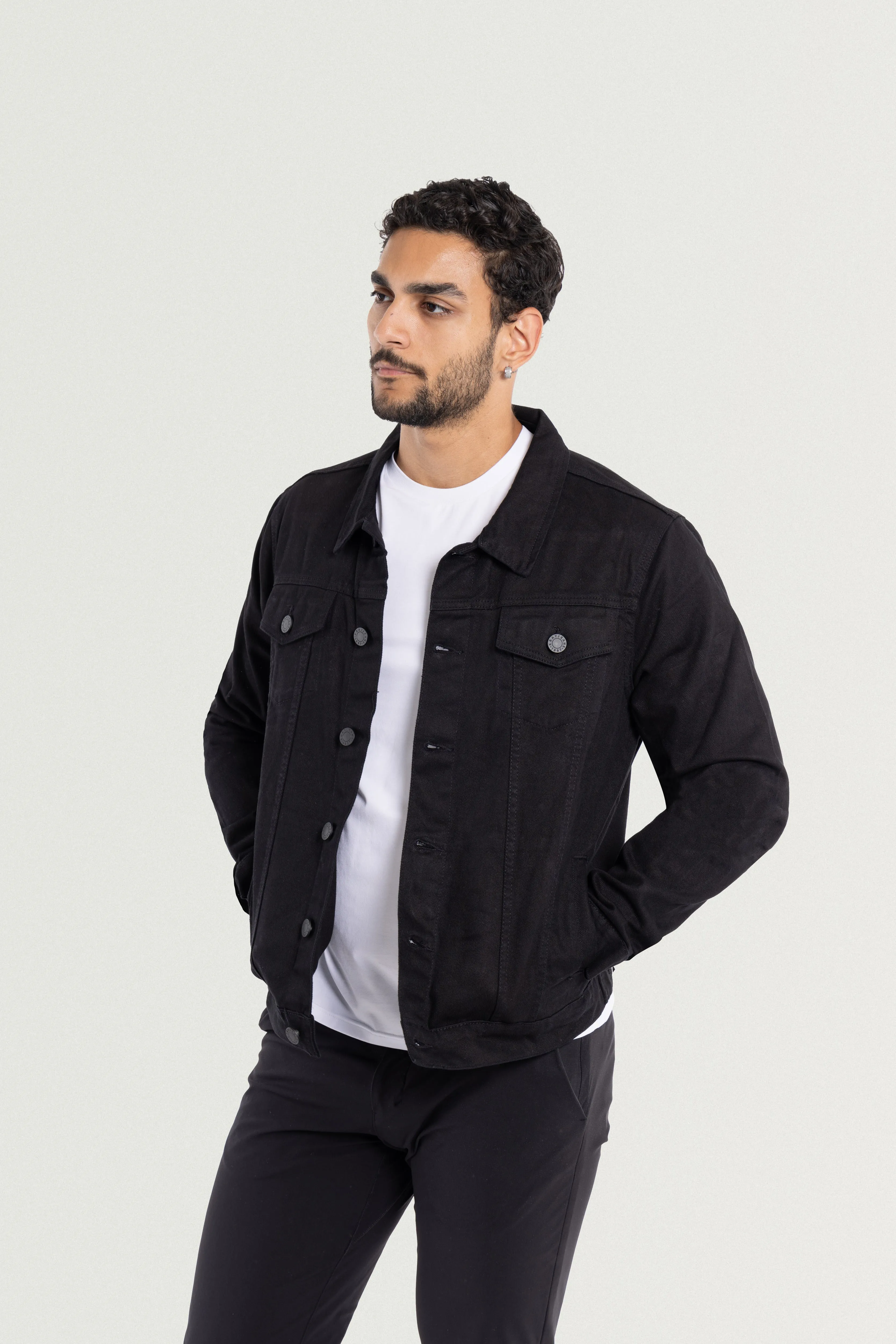 X RAY Men's Casual Biker Denim Jacket