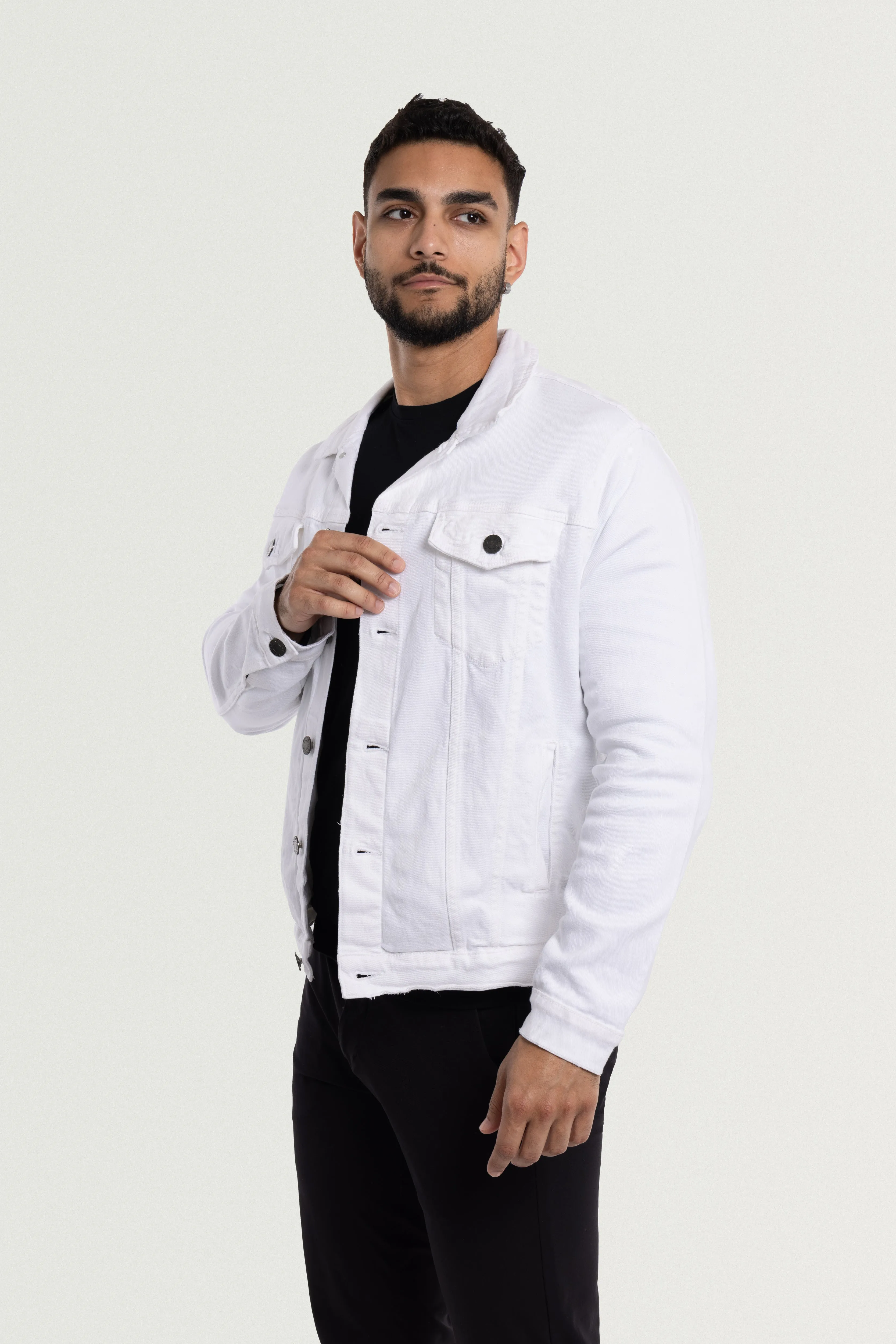 X RAY Men's Casual Biker Denim Jacket