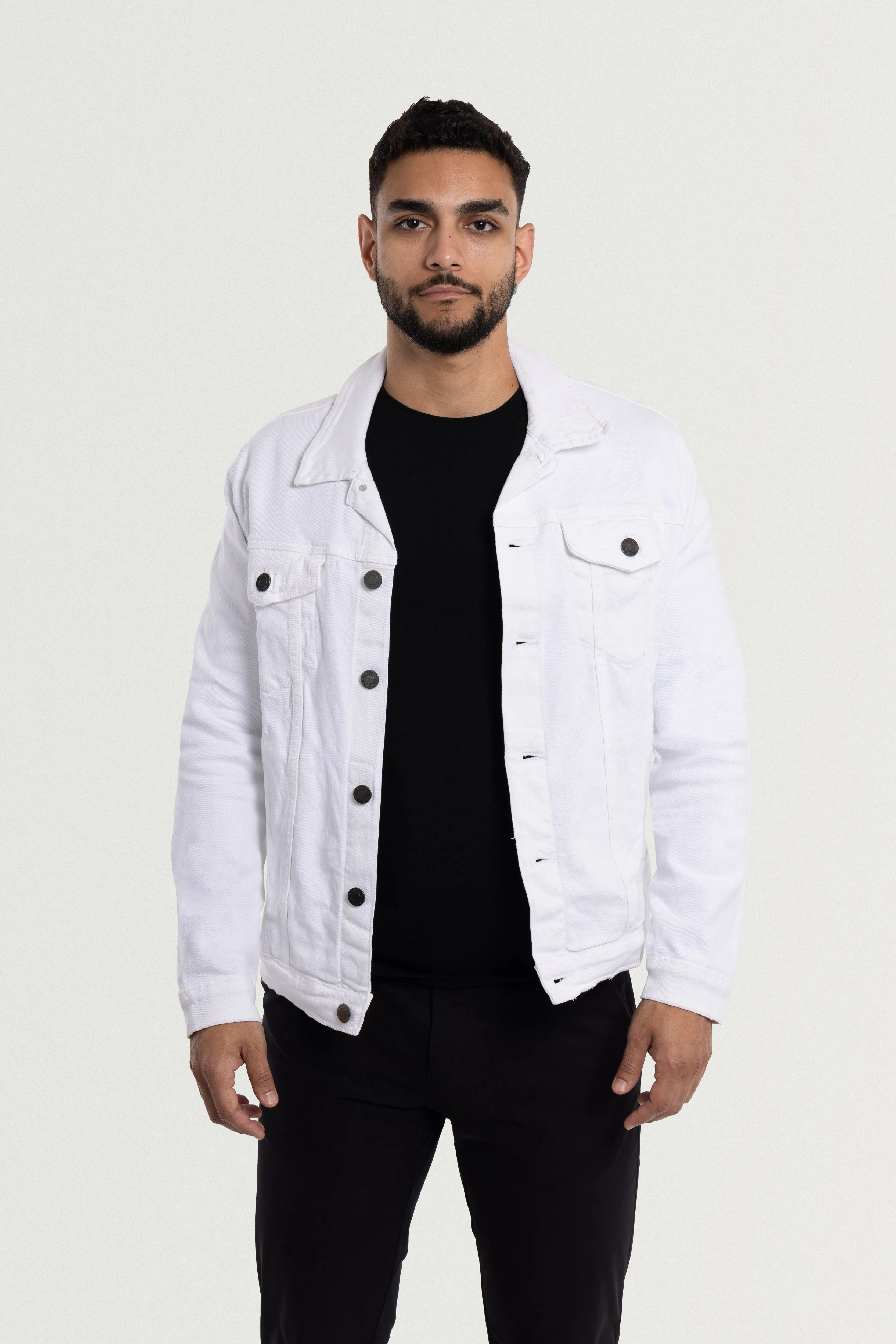 X RAY Men's Casual Biker Denim Jacket