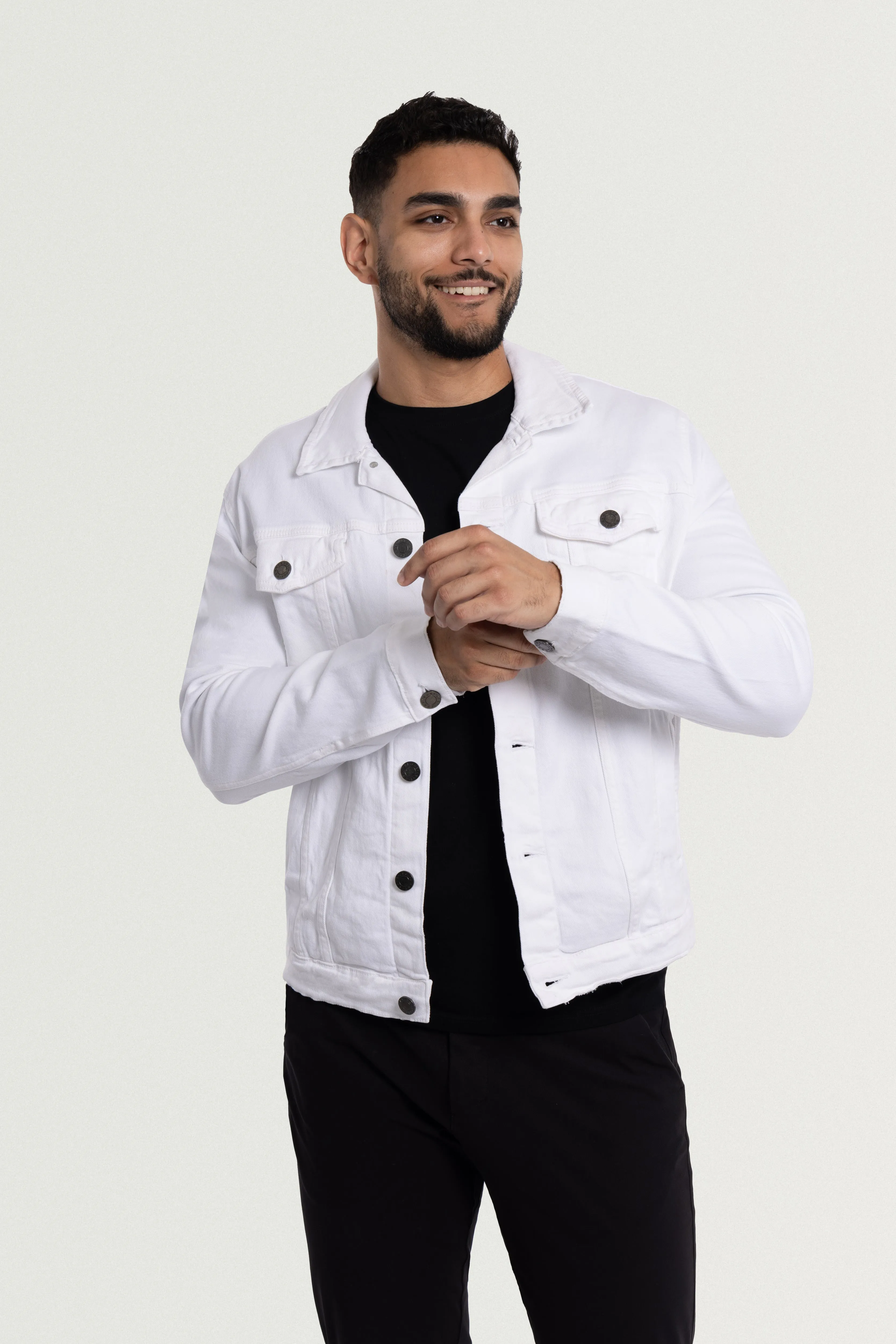 X RAY Men's Casual Biker Denim Jacket