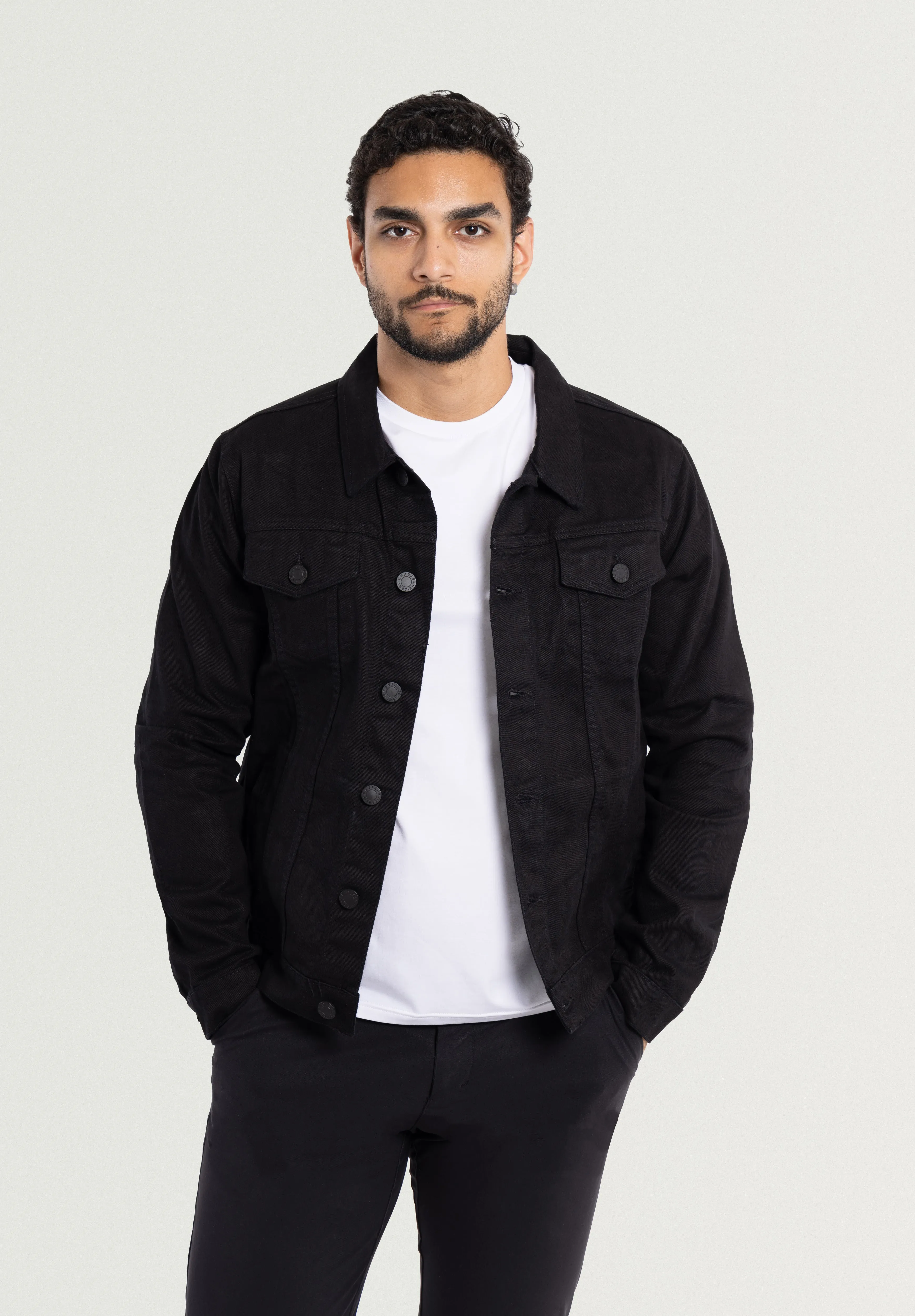 X RAY Men's Casual Biker Denim Jacket