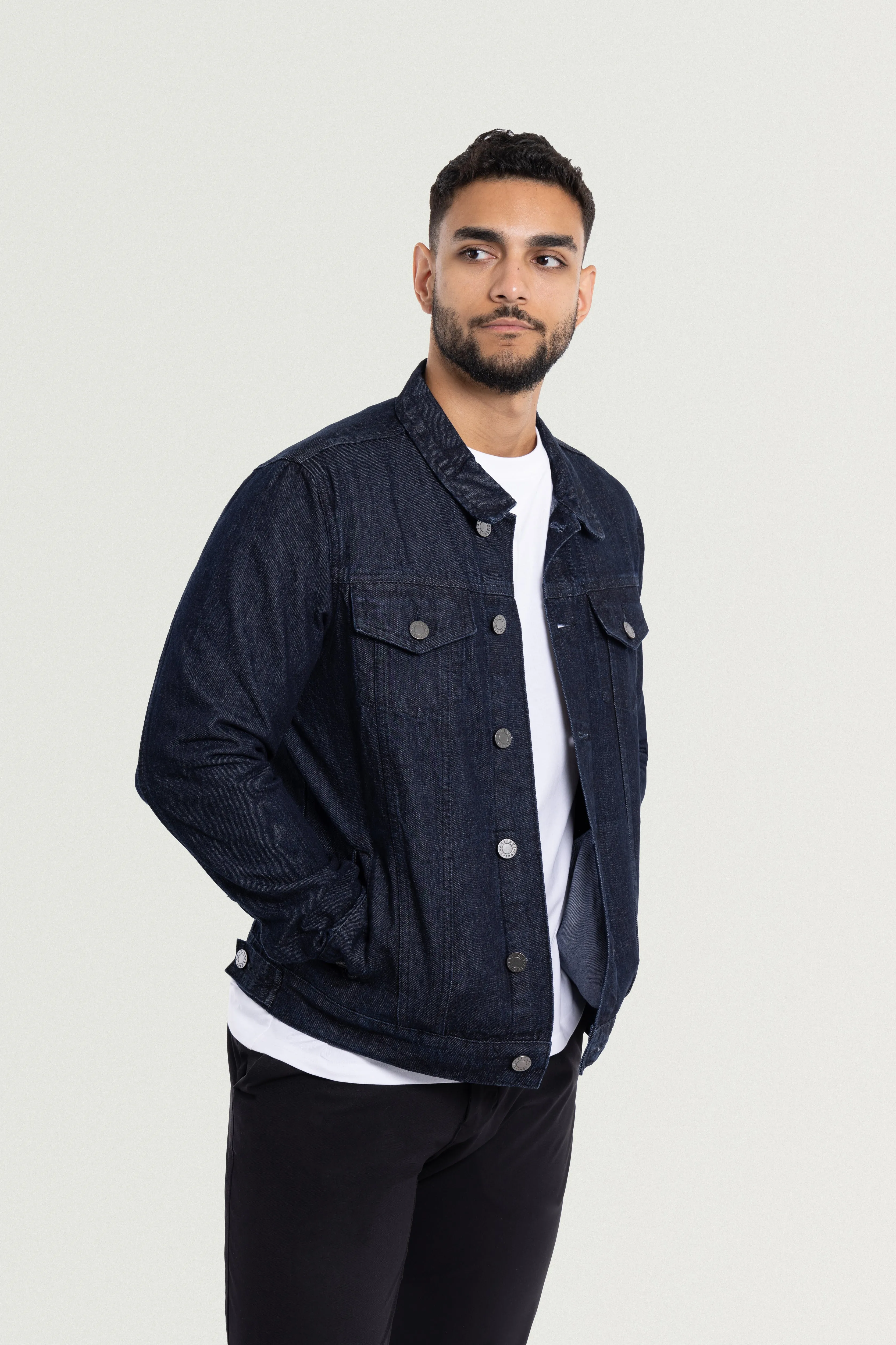 X RAY Men's Casual Biker Denim Jacket